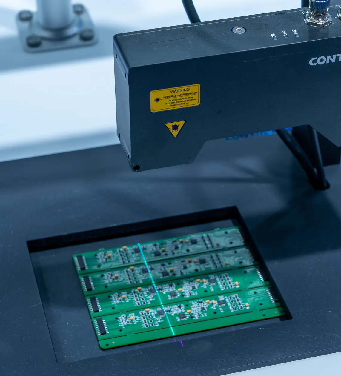 Electronics manufacturing facility producing printed circuit boards and precision electronic components